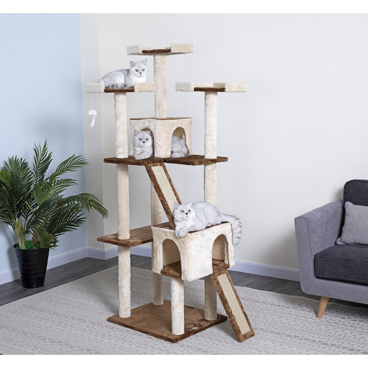 Go Pet Club 71" Kitten Cat Tree & Reviews Wayfair